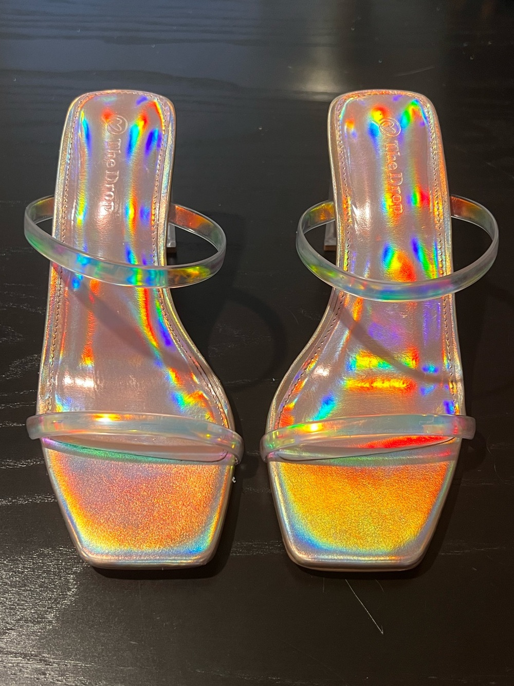 Clear Holographic Sandals